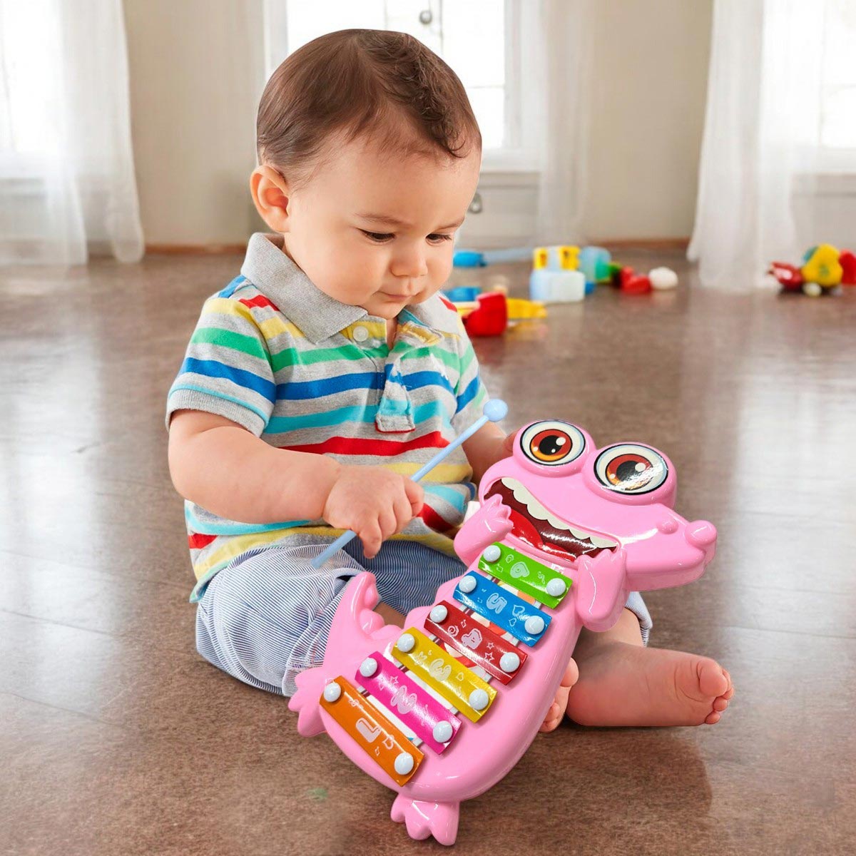 Miniatura 5 de Xilofono Infantil Cocodrilo 2531A